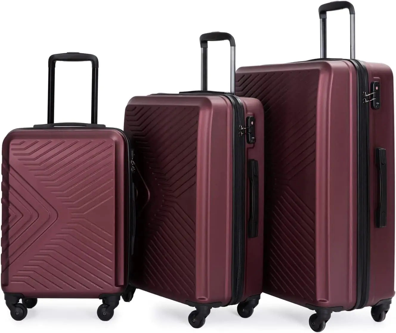 3 Piece TSA Lock Carry-on luggage (20inch 24inch 28inch)