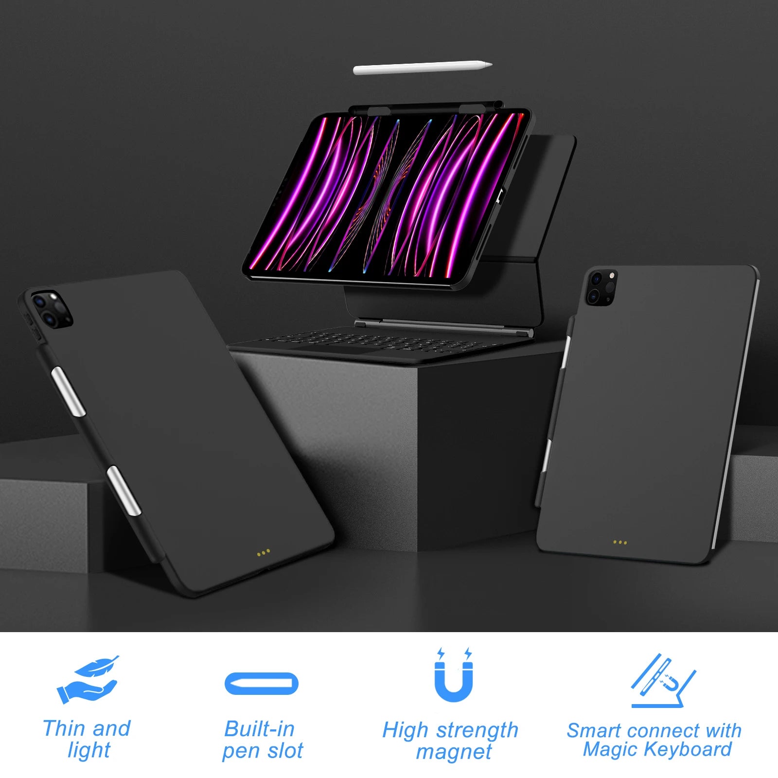 Magnetic Case for iPad Pro 11