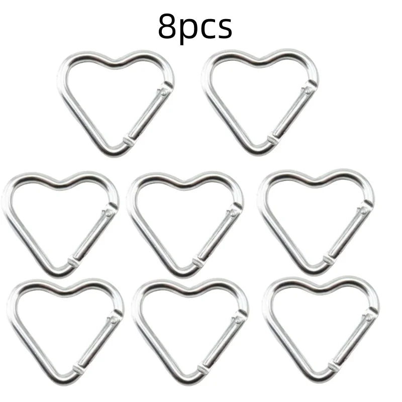 Heart Shape Keychain Clip