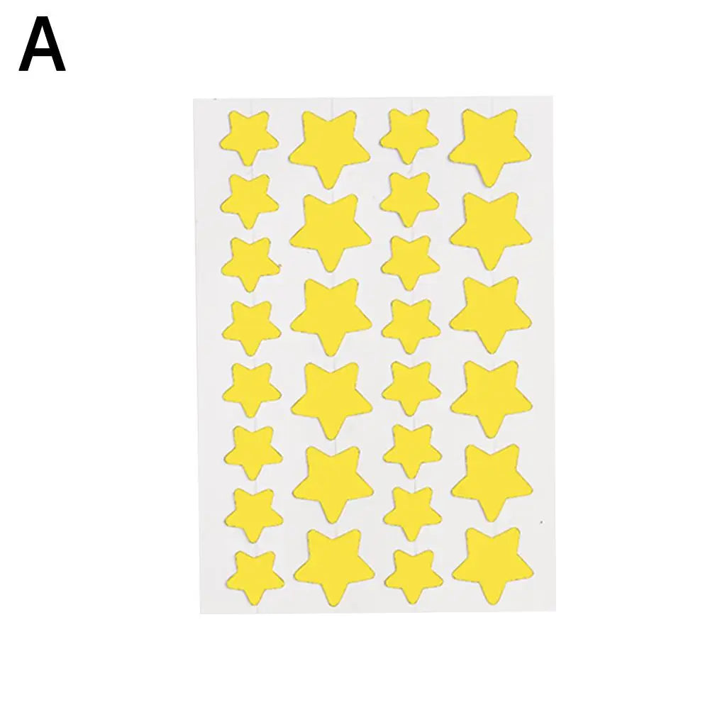 28Pcs Colorful Cute Star Shaped Acne Treatment Sticker