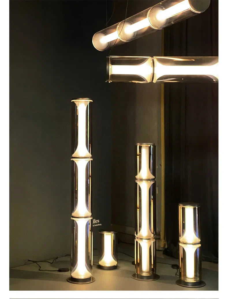 Glass Floor Lamp