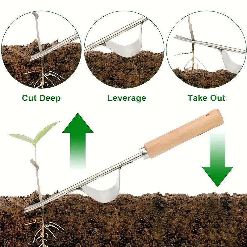 Stainless steel weed killer