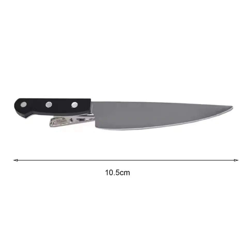 2pcs Knife Hair Clips