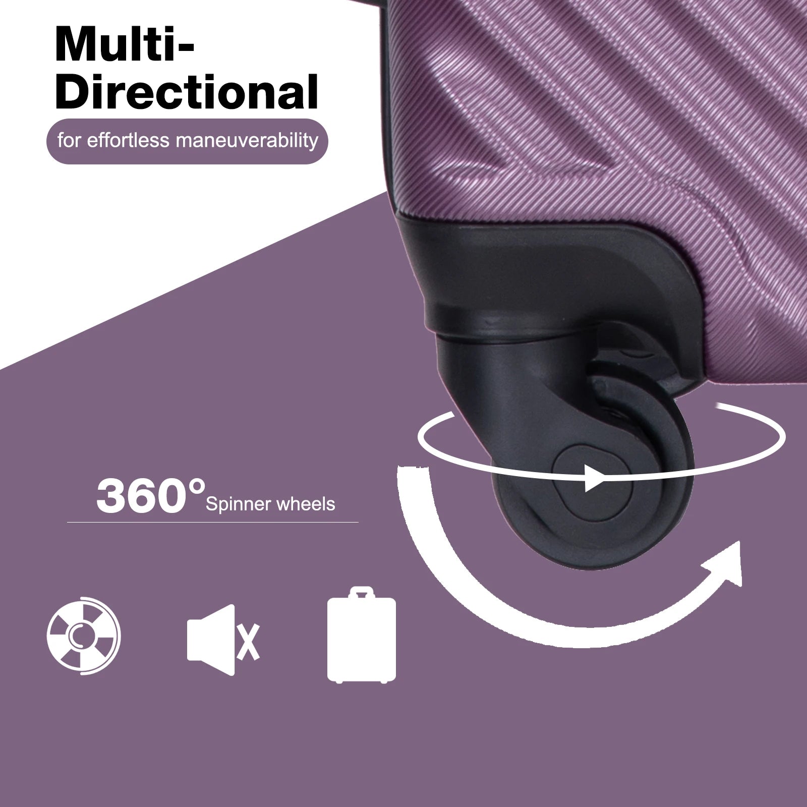 Luggage 3 Piece Suitcase Set