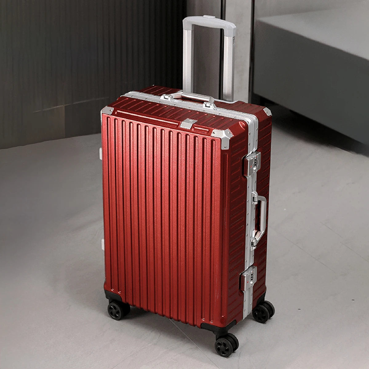 Aluminum Frame Rolling Luggage Case