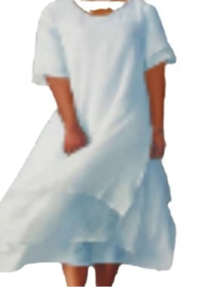 Women's Spring Long Irregular Dress