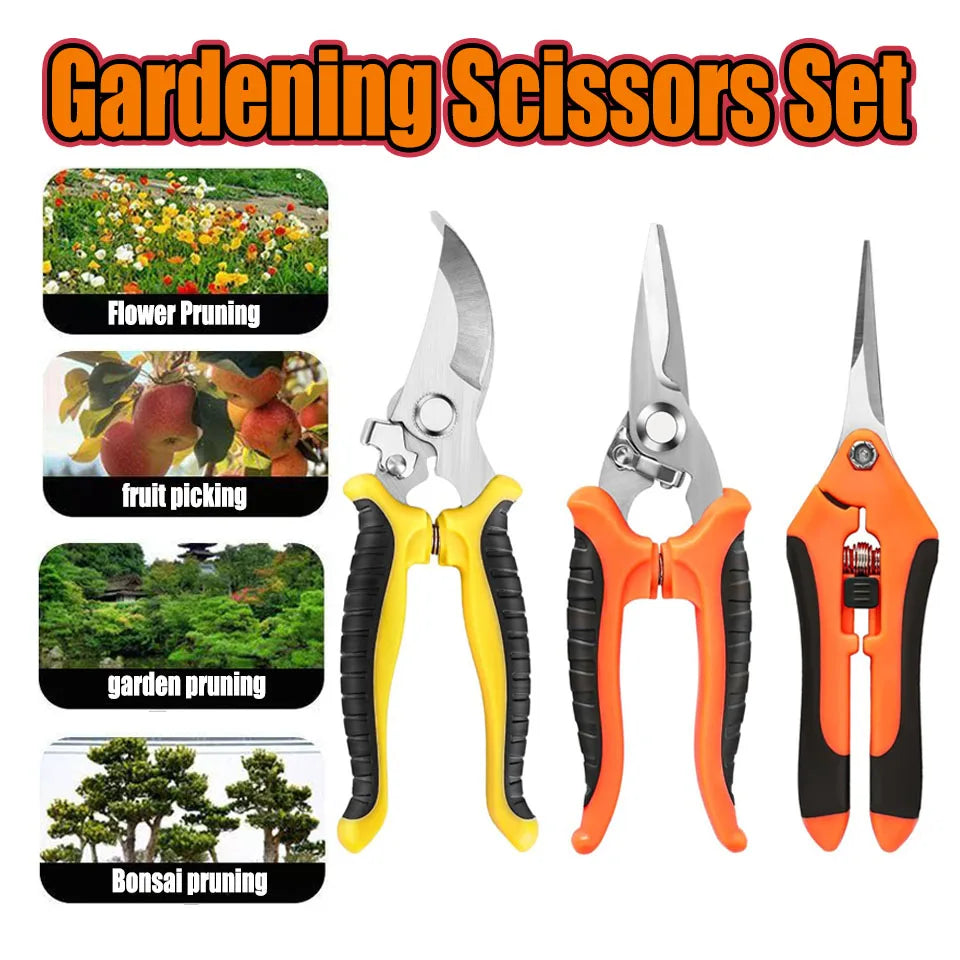 3PCS Gardening Scissors Set