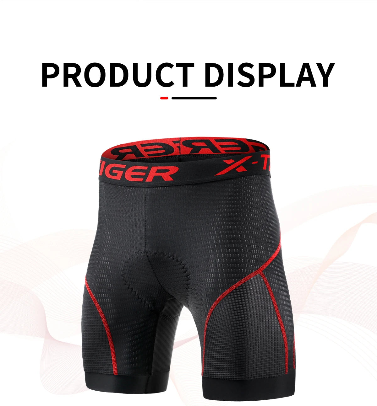 Mesh Cycling Underwear Gel Pad Shockproof MTB Bike Shorts