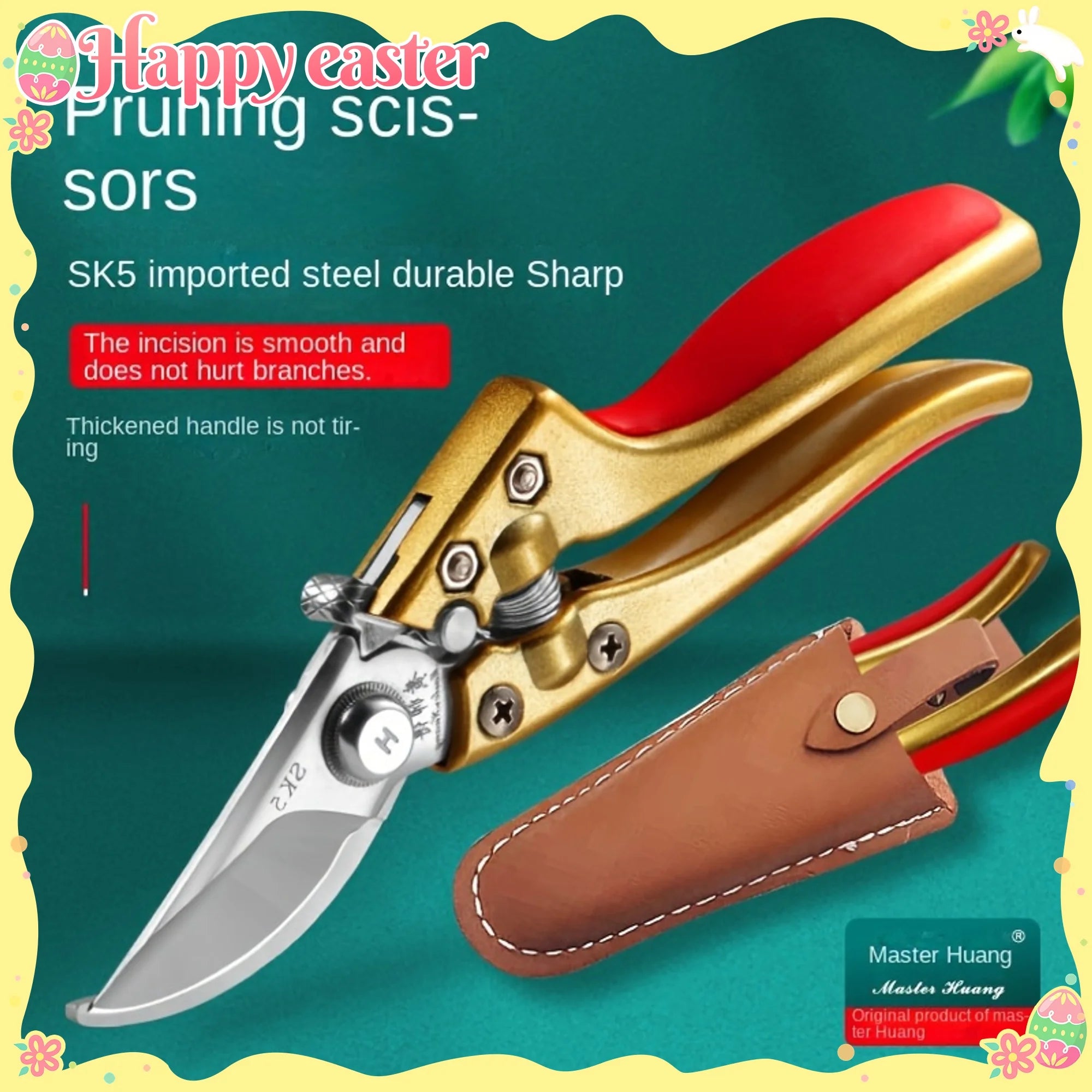 High-Carbon Steel Pruning Shears
