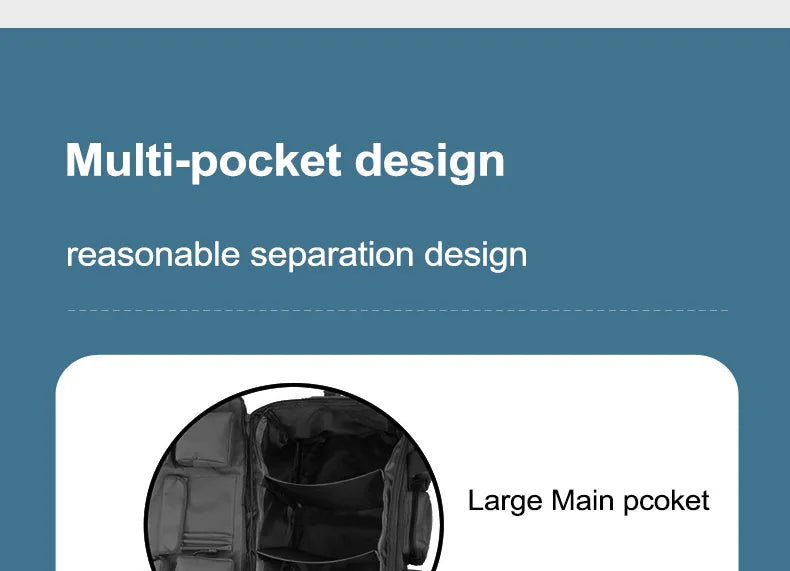 55L Luggage Duffel Bag Camping Backpack