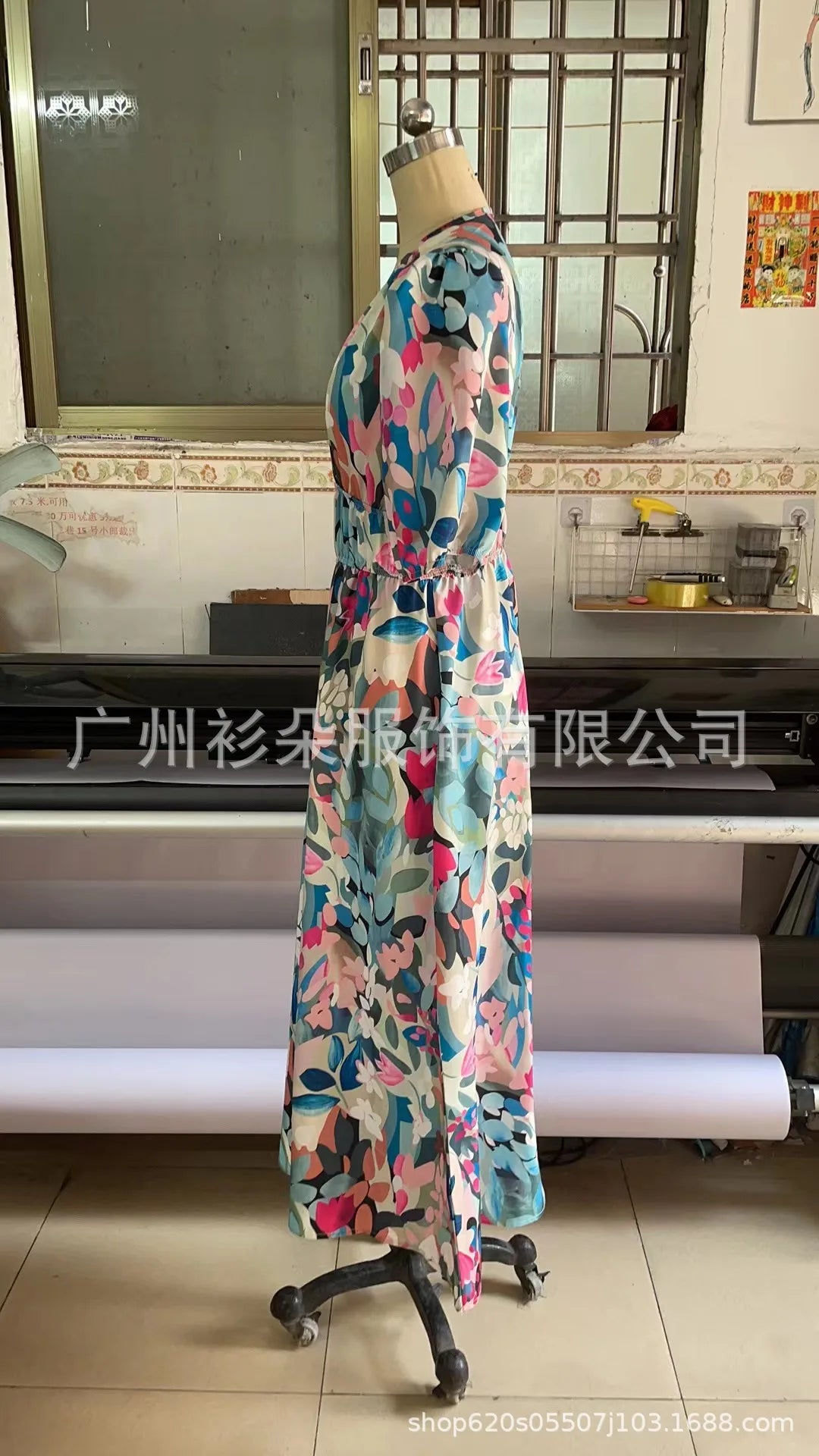Women's Spring Floral Print Dress
