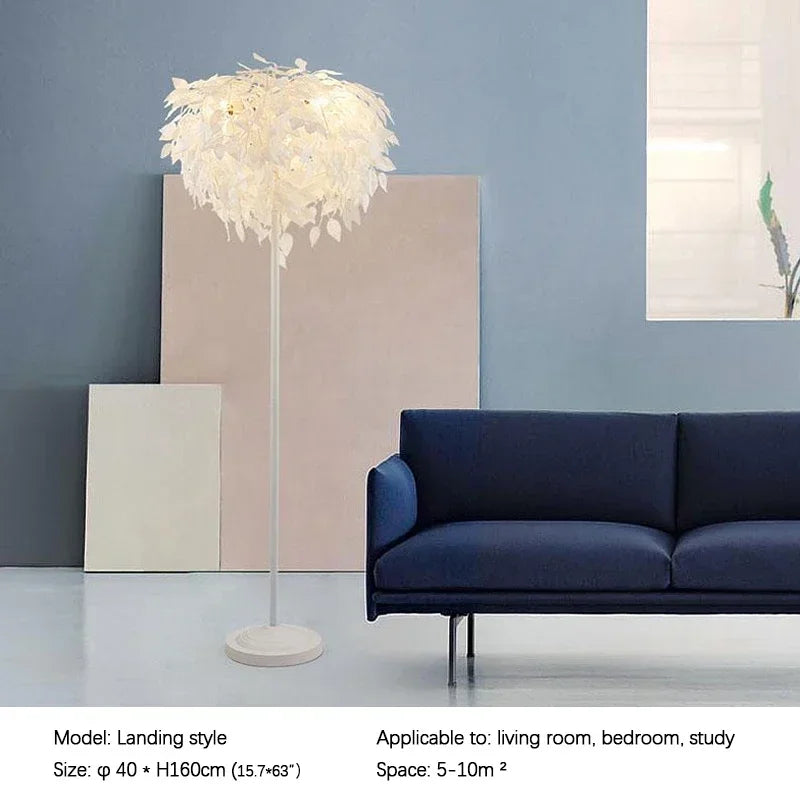 Nordic Leaf Floor Lamp