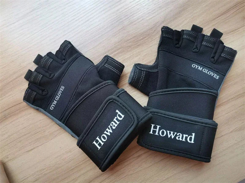 Half Finger Bodybuilding Gym Gloves