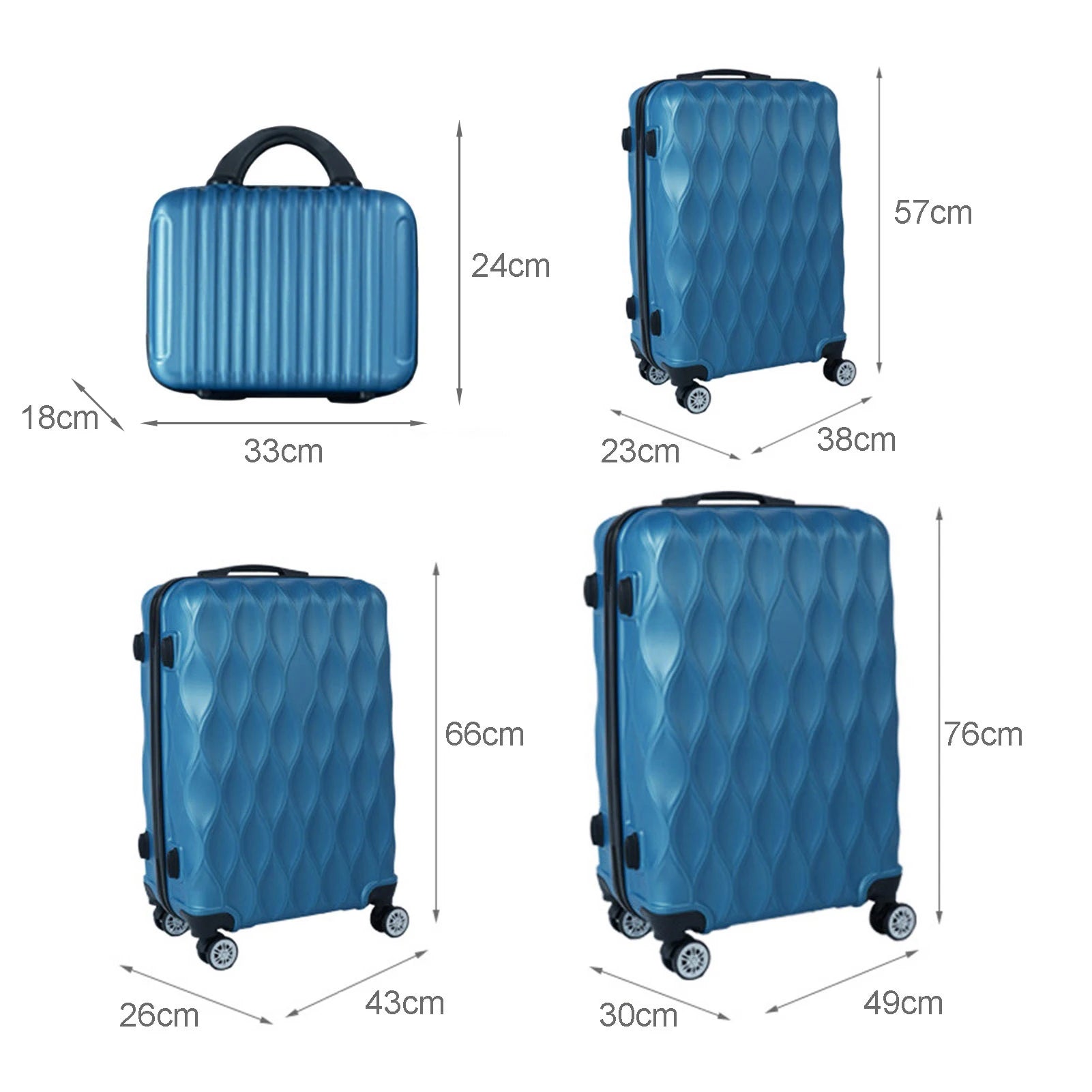4 Pcs/Set Suitcase Set