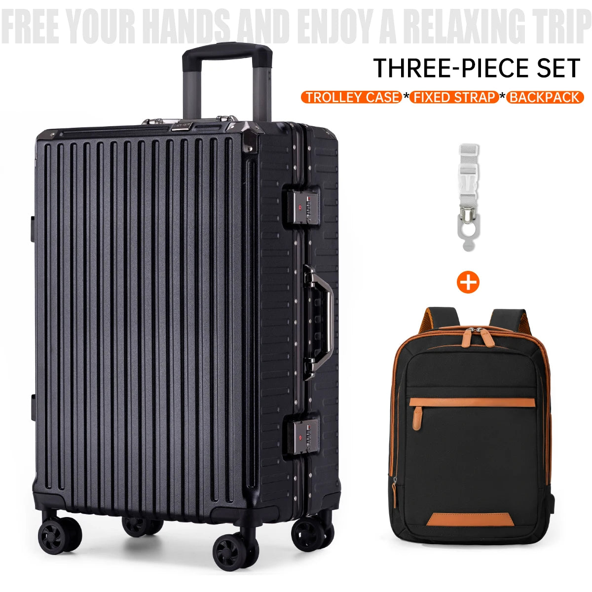 Aluminum Frame Rolling Luggage Case