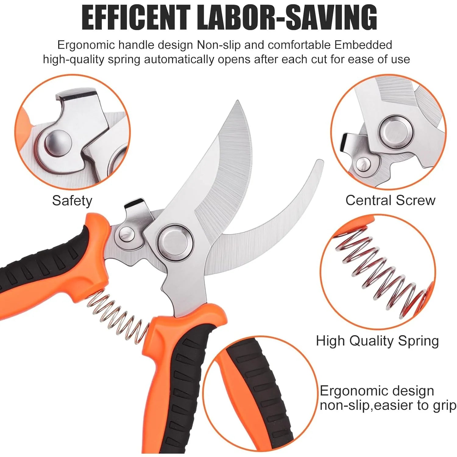 7 pcs garden shears Stainless steel