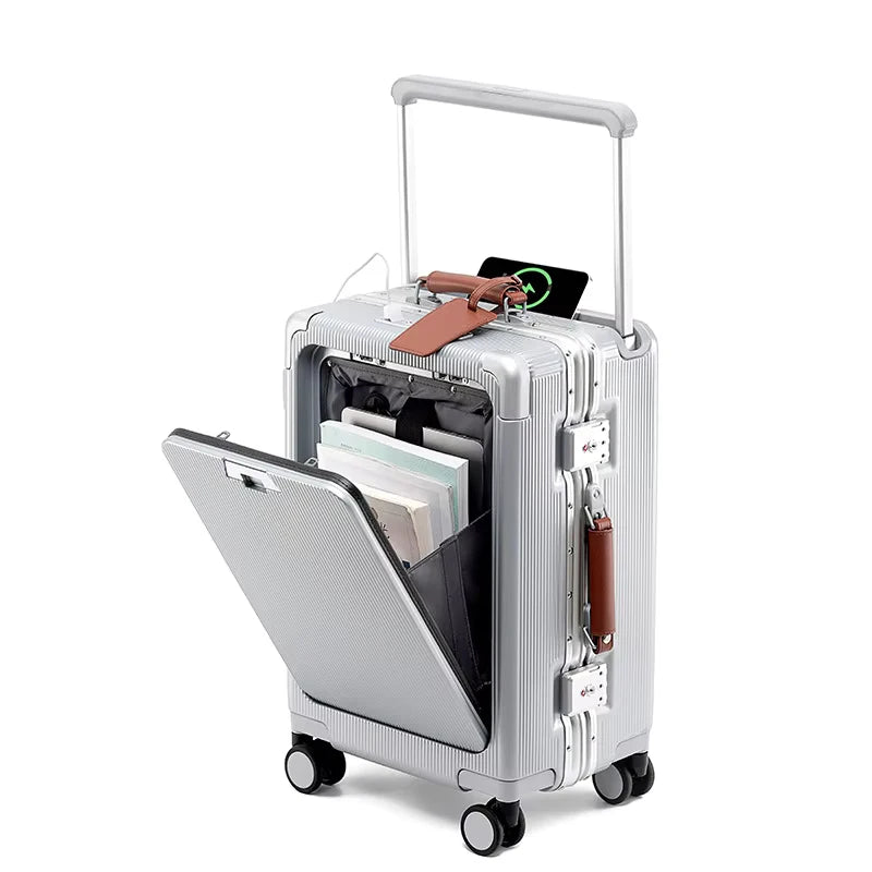 Front Opening Travel Suitcase