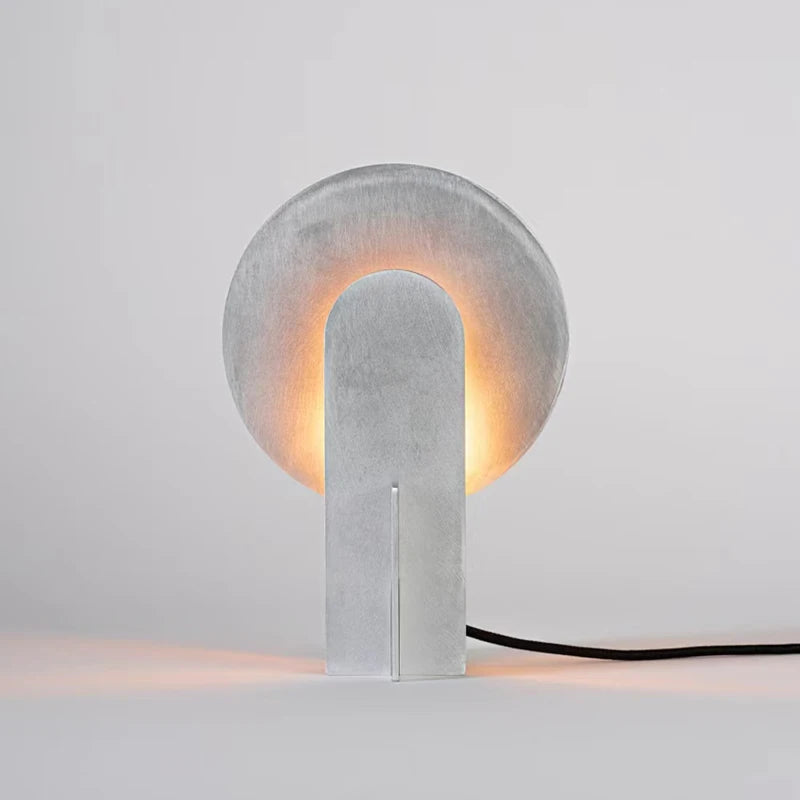 Mid century Aluminum table lamp