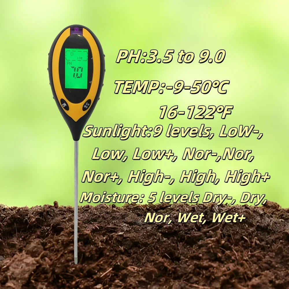 Garden House Plants Soil pH Meter