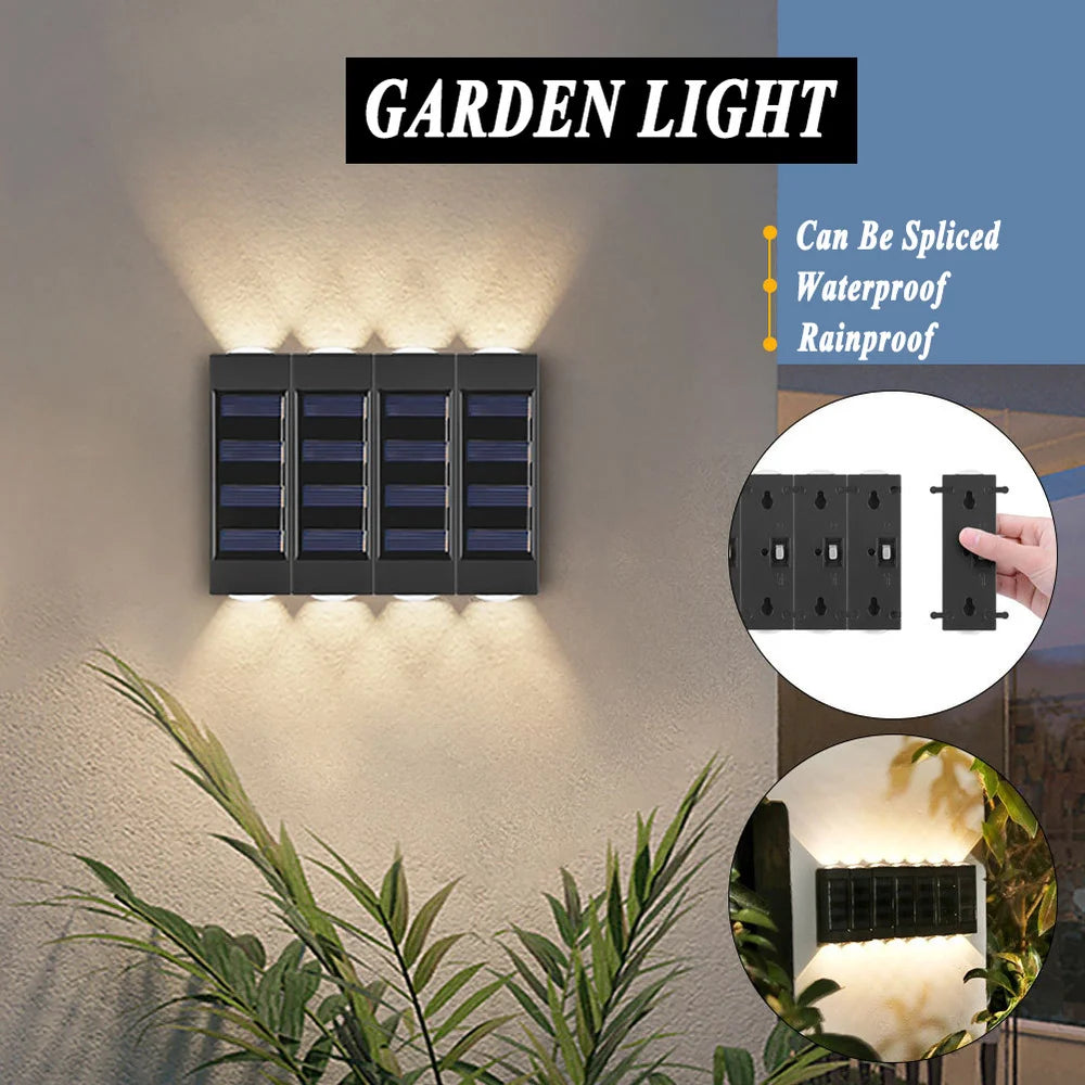 Outdoor Solar Wall Lamp