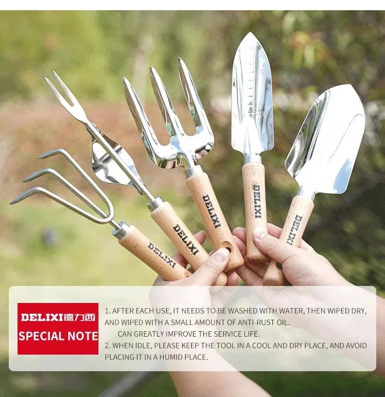 Garden Shovel Rake Spade Set