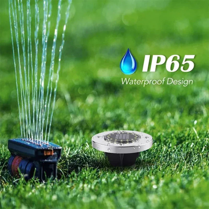 Solar Lights Outdoor Disk Underground Lamp