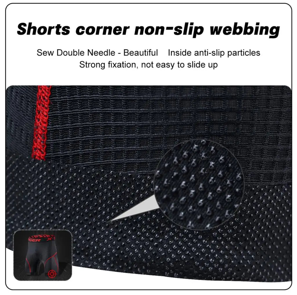 Mesh Cycling Underwear Gel Pad Shockproof MTB Bike Shorts
