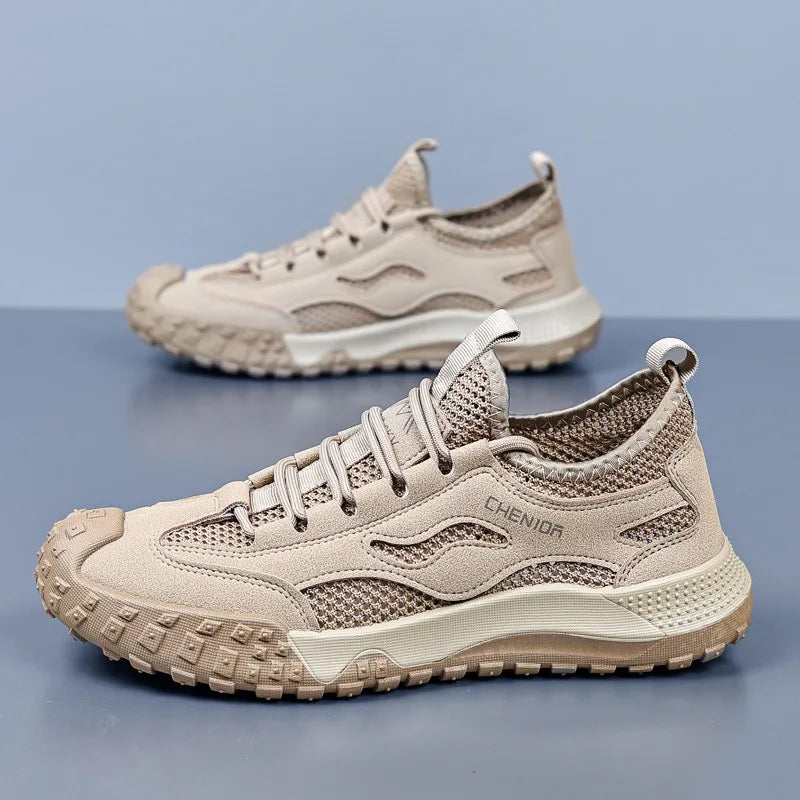 Breathable Hollow Out Mesh Hiking Shoes