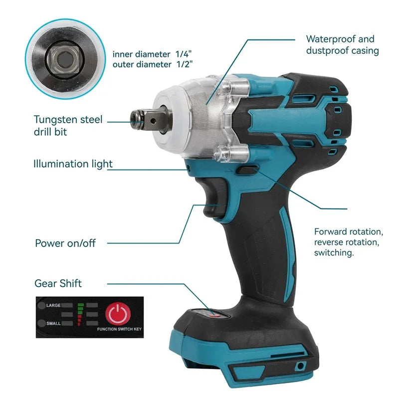 Brushless electric impact wrench