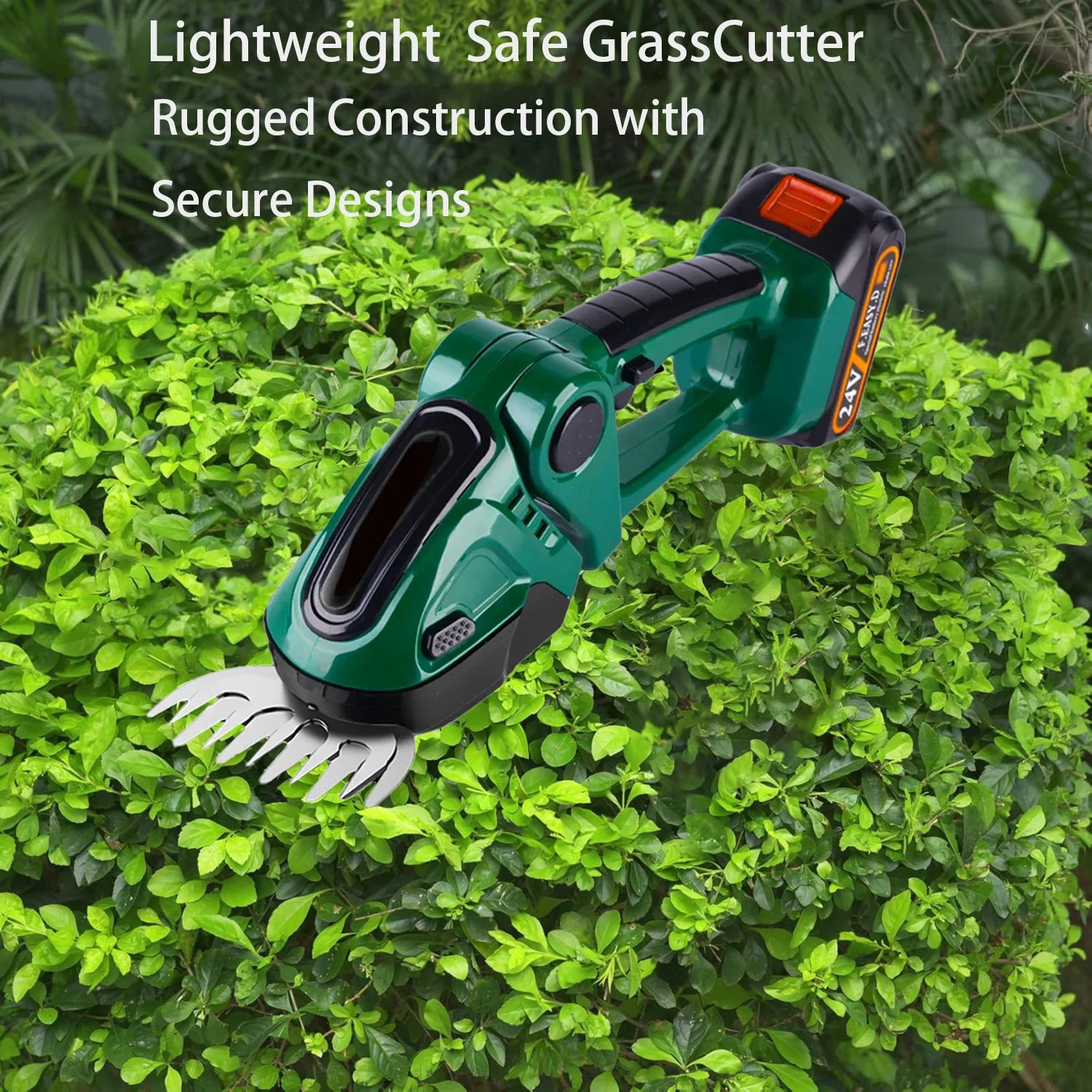 2in1 Cordless Electric Hedge Trimmer