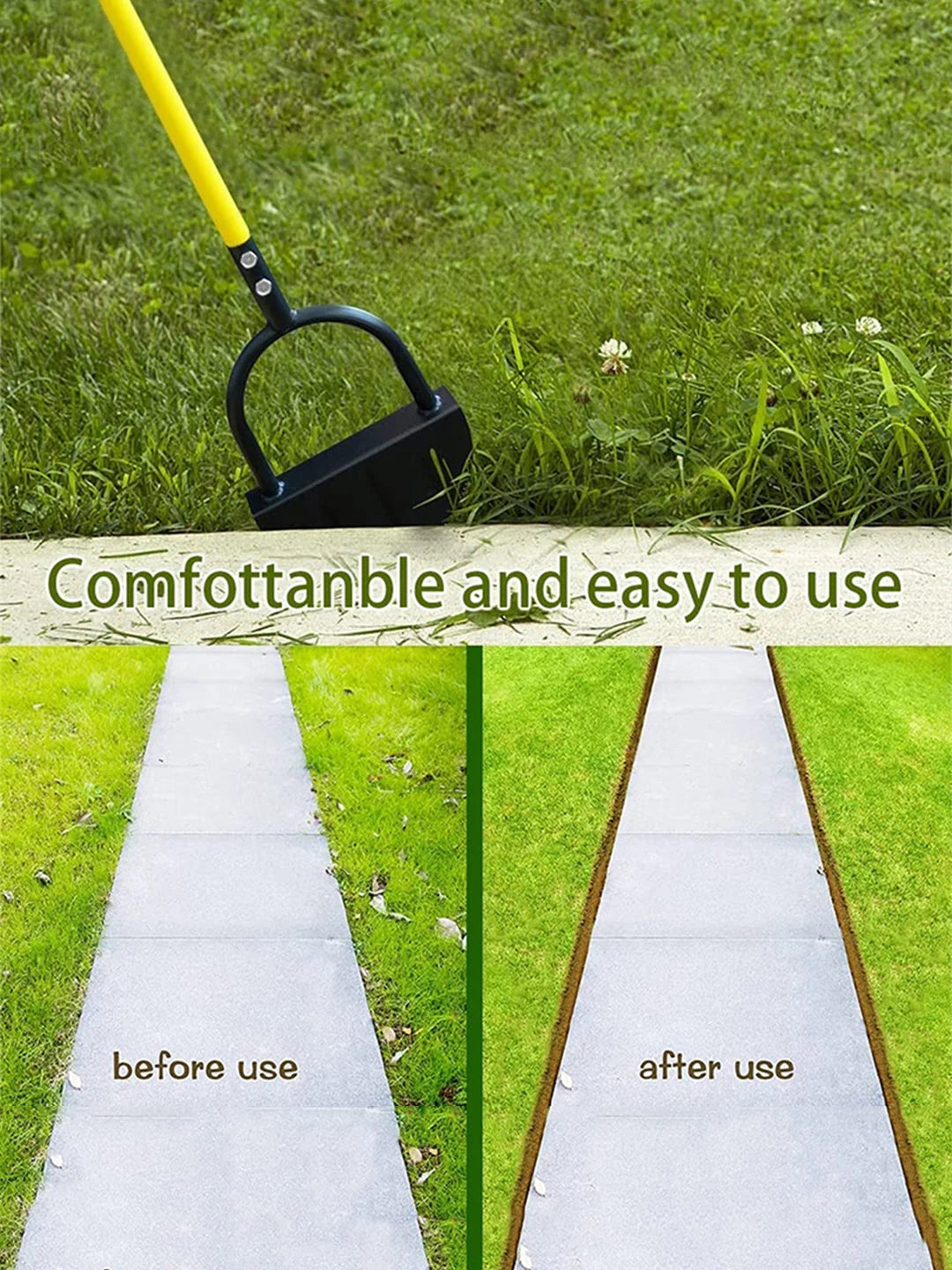 Lawn mower for sidewalks, landscaping, garden beds, courtyards, and lawn mowing tools