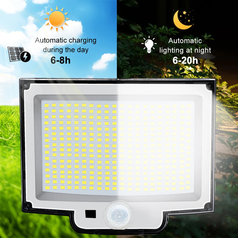 Outdoor Waterproof LED Motion Sensor Solar Lights