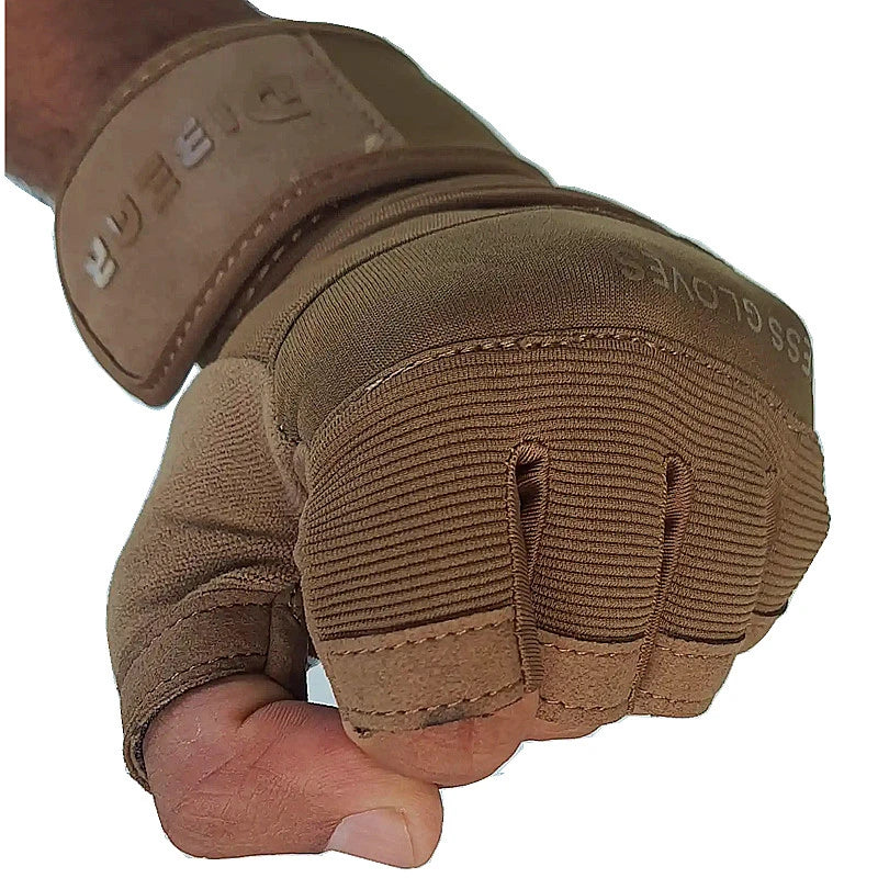 Half Finger Bodybuilding Gym Gloves
