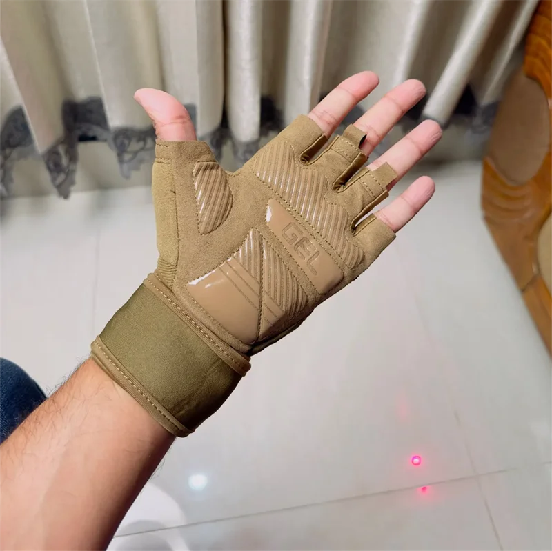 Half Finger Bodybuilding Gym Gloves