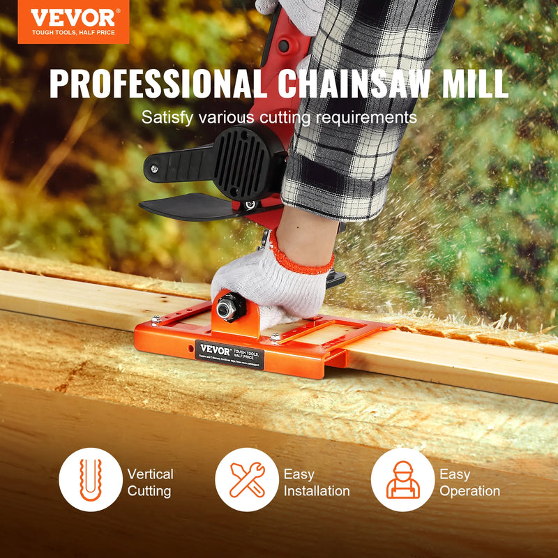Chainsaw Mill Vertical Lumber Cutting Guide