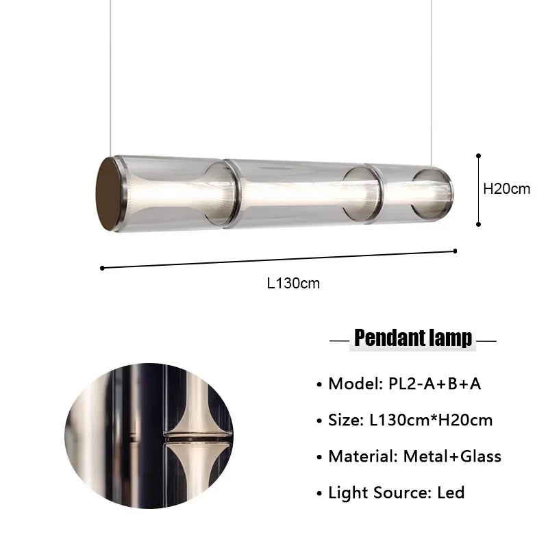 Glass Floor Lamp