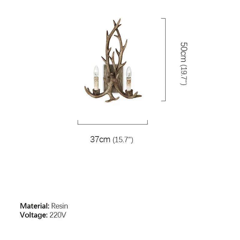 American Deer Antler Chandelier