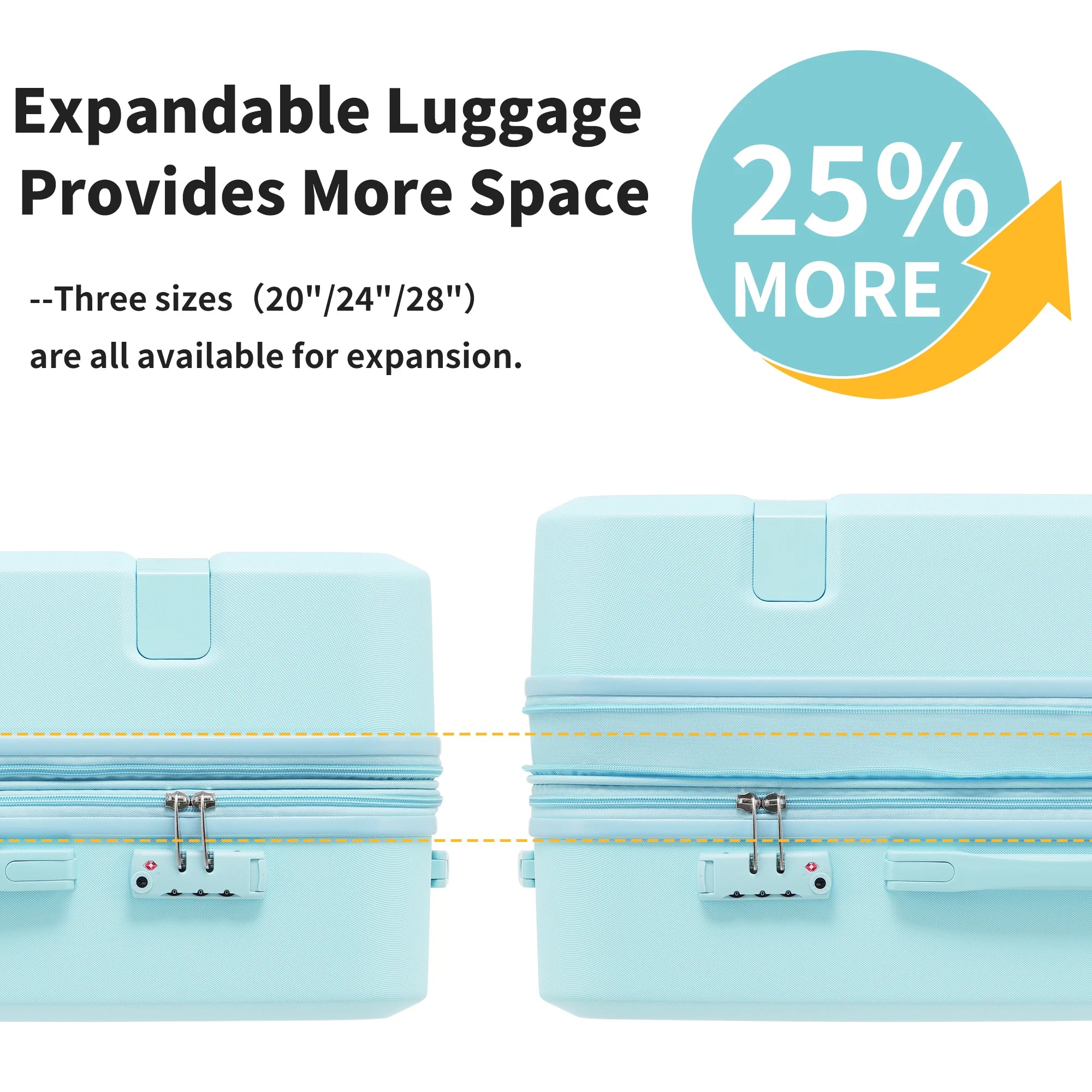 4 Piece Luggage Set