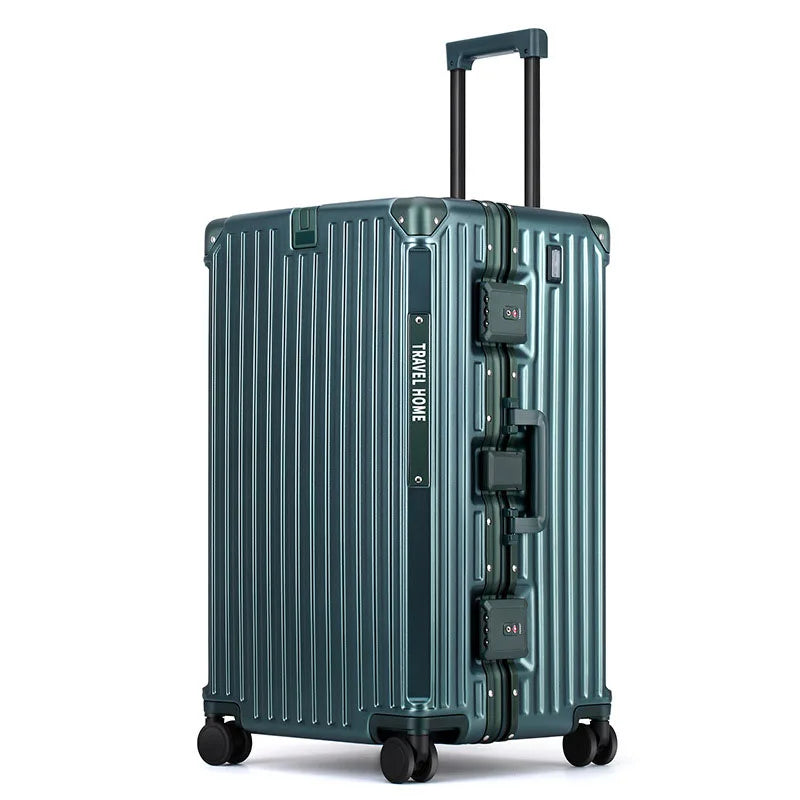 Large Capacity Aluminum Frame Trolley Luggage