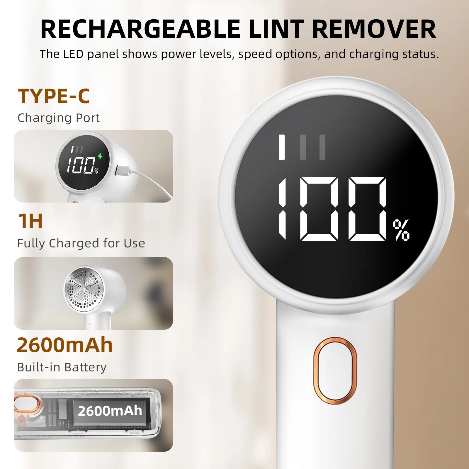 Electric Rechargeable Hair Ball Trimmer