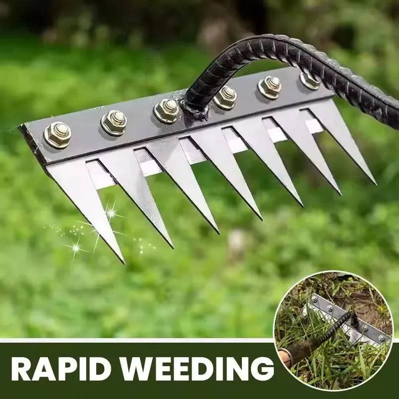 Iron Gardening Hoe Weeding Rake