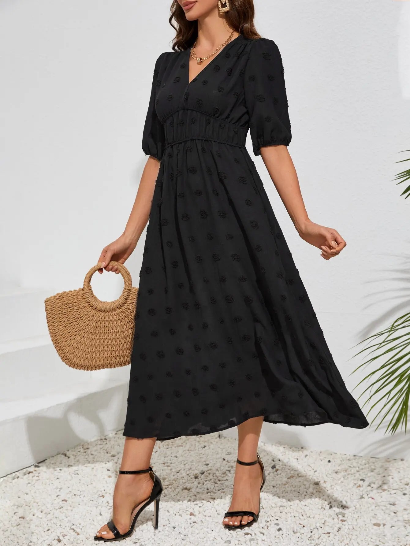 Women's Spring Floral Print Dress