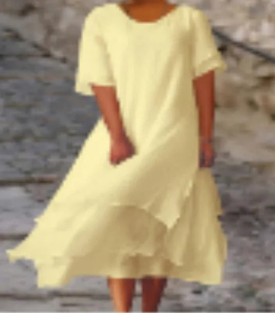 Women's Spring Long Irregular Dress