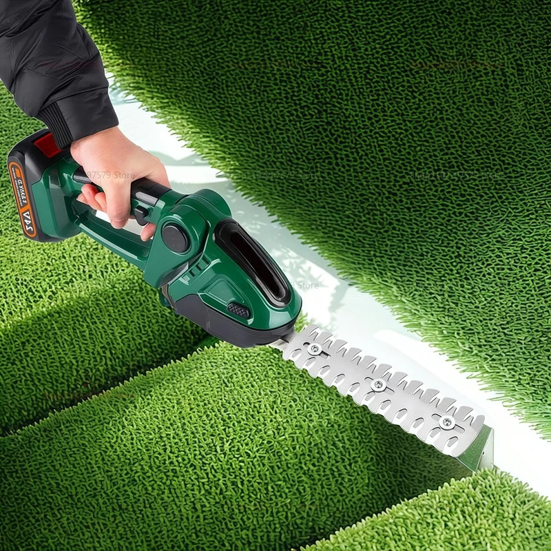 2 IN 1 Cordless Electric Hedge Trimmer