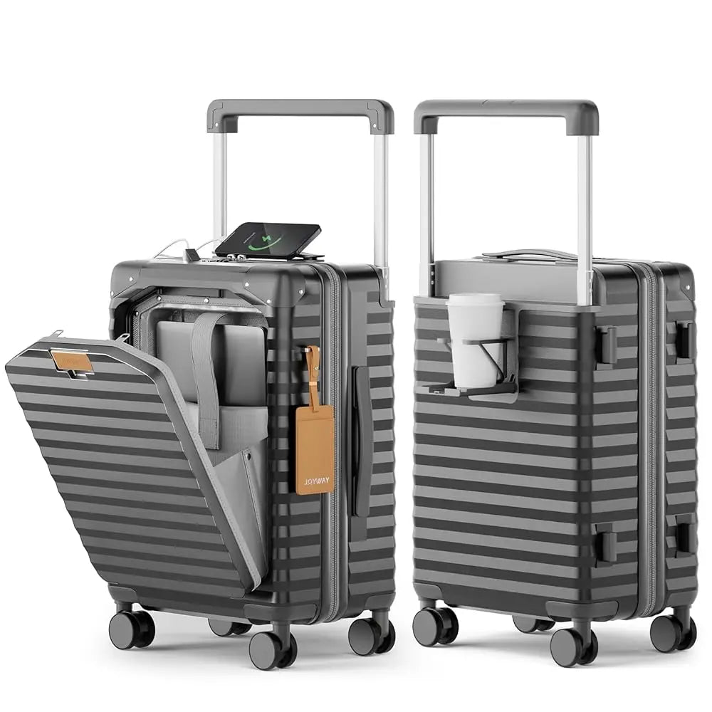 20 inch Front Opening Carry on Suitcase