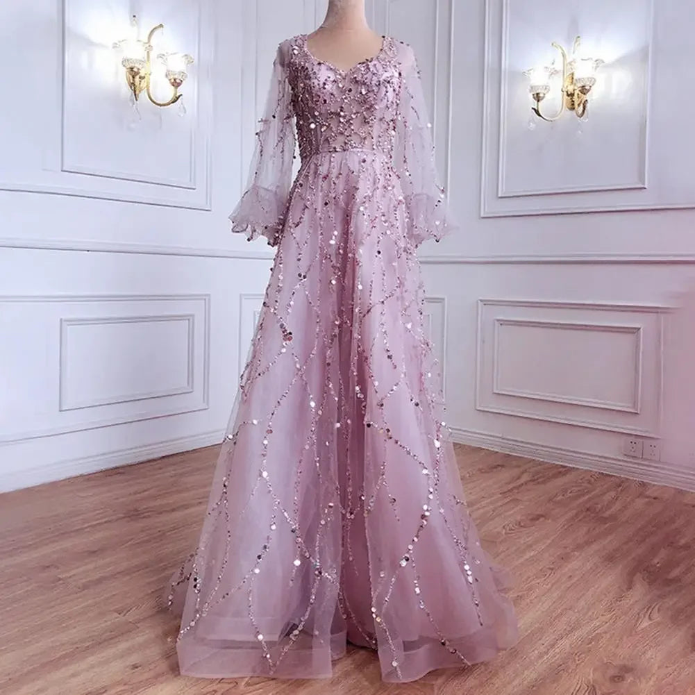 Women's French Vintage Evening Dress