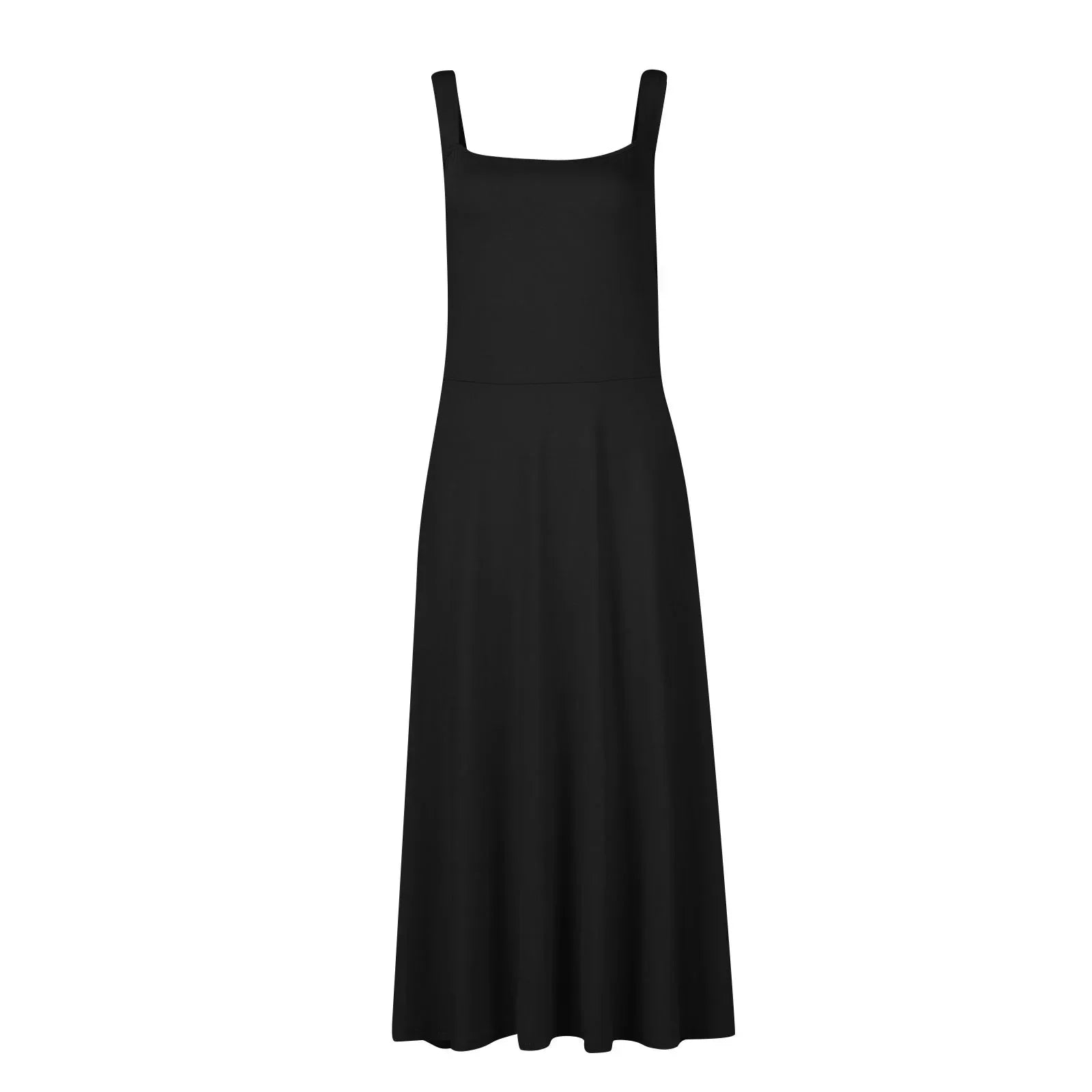 Women's Sleeveless Square Neck Back Lace Dress