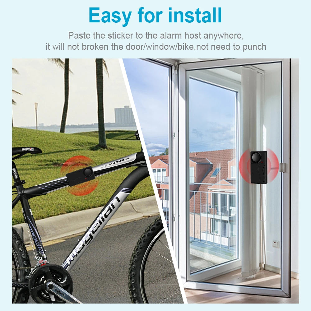 Wireless Vibration Bike Alarm