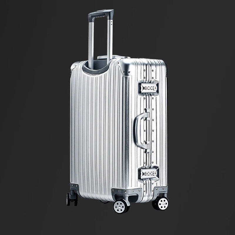 100% Aluminum-magnesium alloy Travel Suitcase