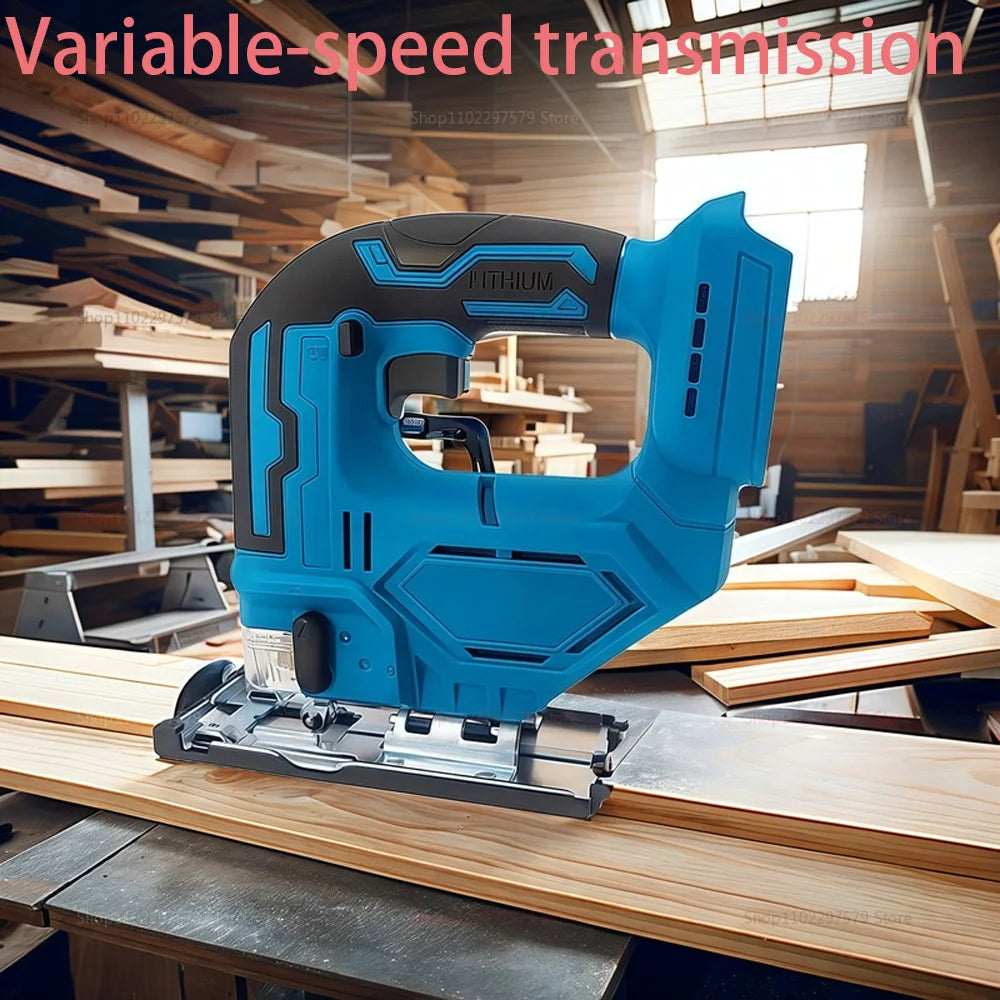 Electric arc-shaped brush saw